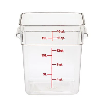 18L Poly Carbonate Container w/Lid