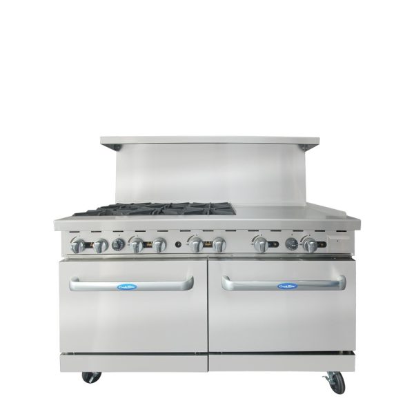 6 Burner Range w/ 24" Griddle