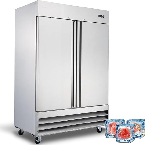 Double Stainless Reach-in Freezer