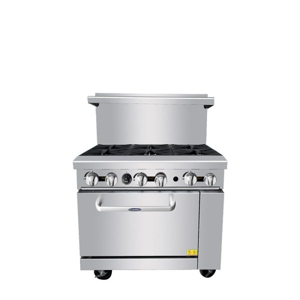 6 Burner 36" Range with Standard Oven