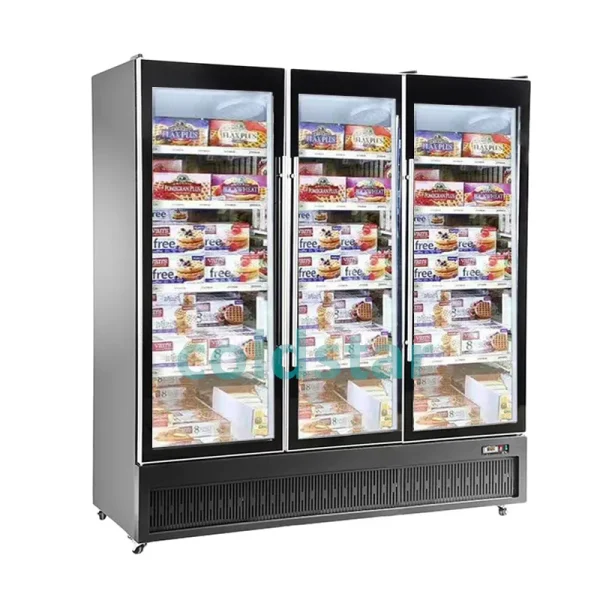 Triple Showcase Freezer