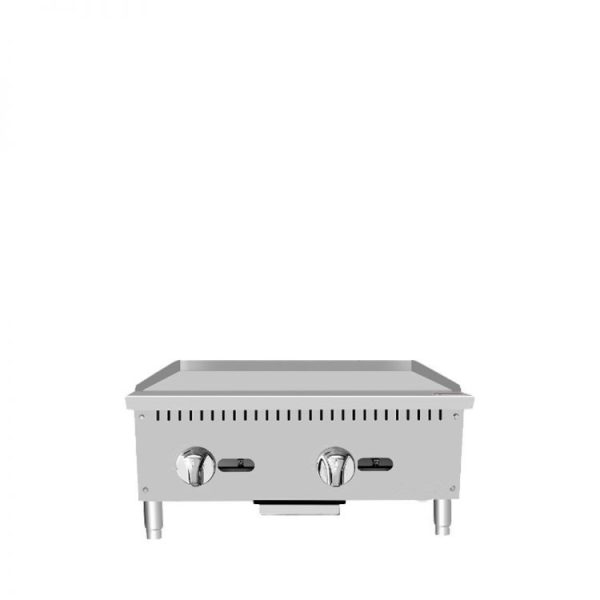 Heavy Duty 24" Gas Griddle with Manual Control - 60,000 BTU