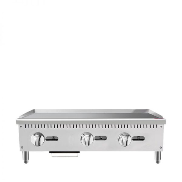 Heavy Duty 36" Gas Griddle with Manual Control - 90,000 BTU