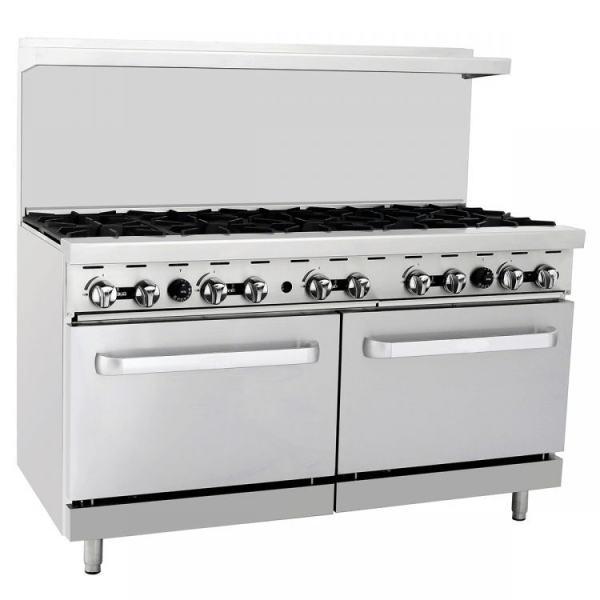 10 Burner Range Stove 60"