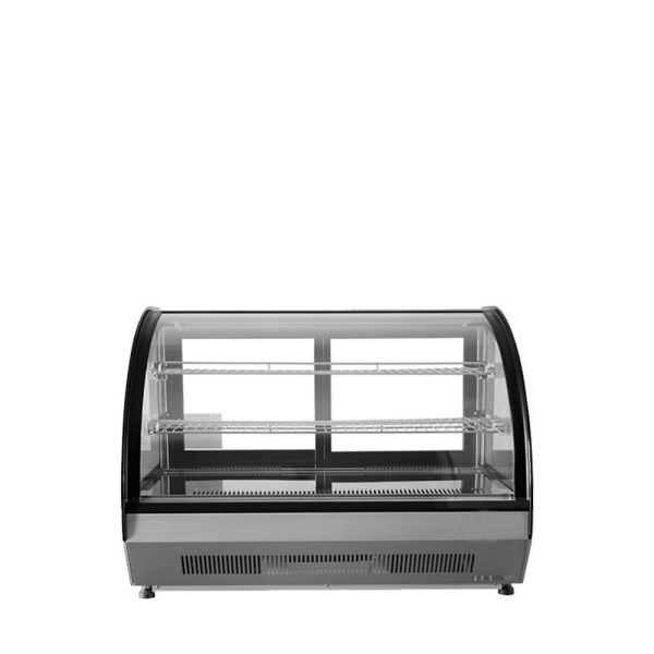 27" Curved Glass Countertop Refrigerated Display Case