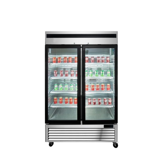 Two Door Glass(2) Freezer, (45 Cu. Ft)