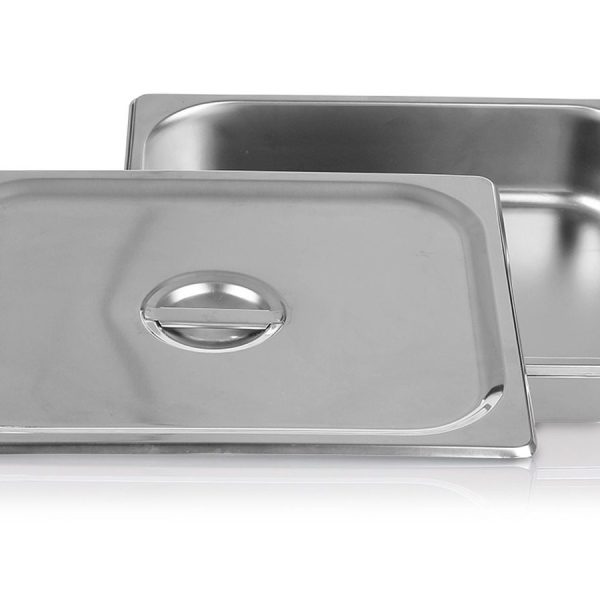 2.5" Full Size Stainless Steel Pan (w/lids)