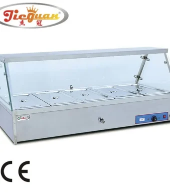 Eh-1X5-Counter-Top-Bain-Marie-Display-with-5-Gn1-1-Pans-Depth-150mmtemperature-Controller-From-30-110-Centigrade-.webp